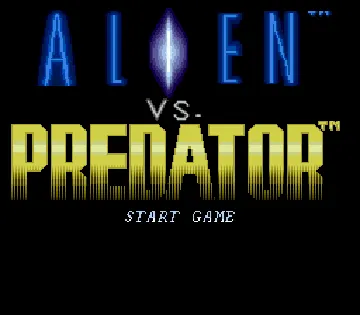 Alien vs Predator (USA) screen shot title